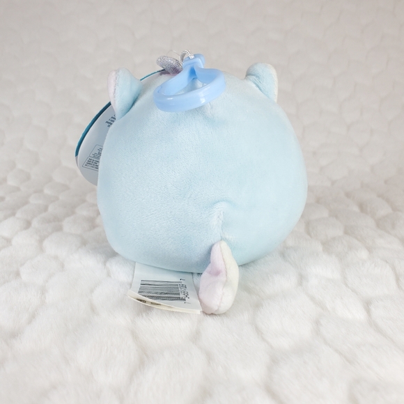 Clarice Squishmallows Clips BNWT Blue Caticorn Claire's Exclusive Plush Charm - Picture 4 of 8